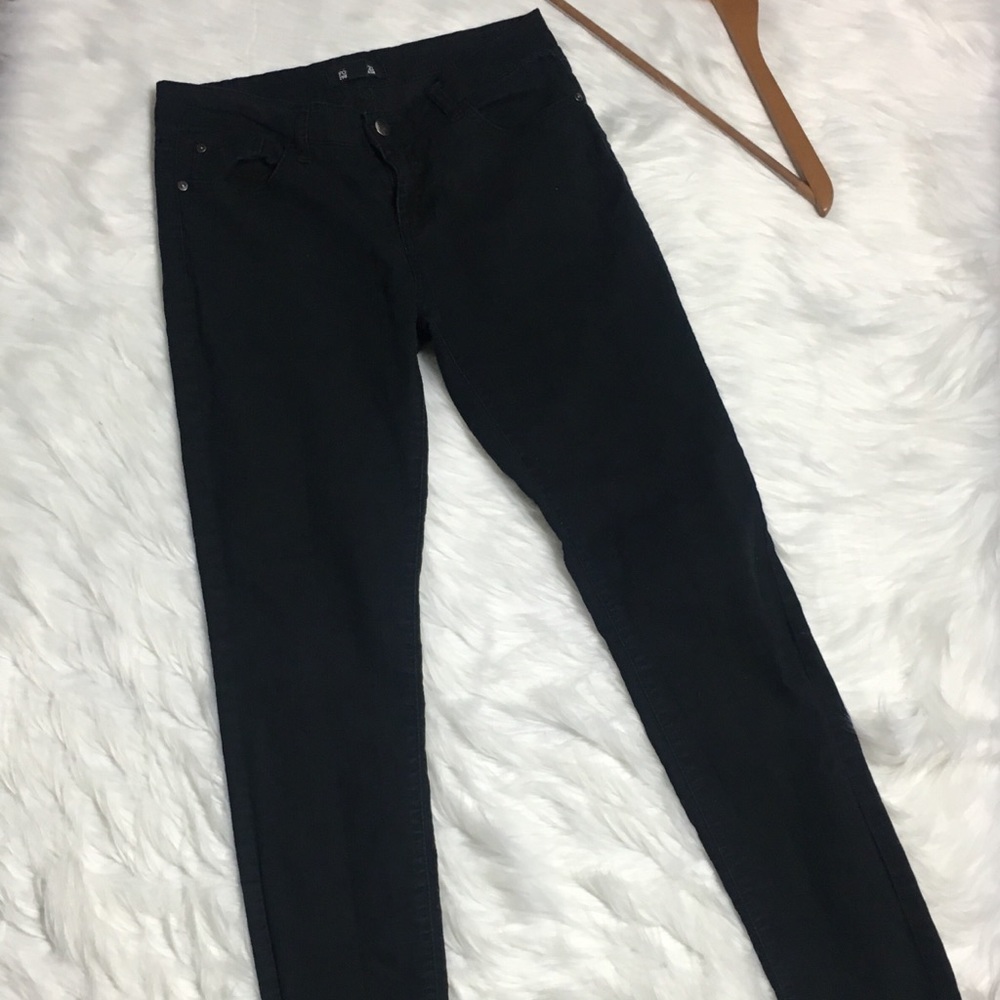 Black High Waisted Denim Skini Jeans